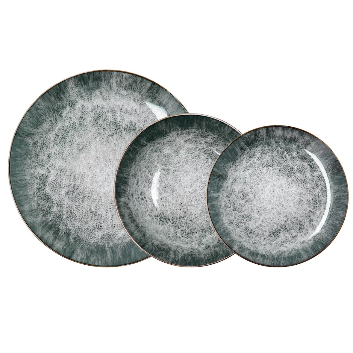 Bidasoa Stela Service en Porcelaine 12 Pièces - 4 Personnes