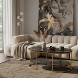thumbnail of Teppich Flur Einfarbig Pflegeleicht Waschbar Wohnzimmer Schlafzimmer Schadstoffgeprüft Beige 240x340 cm OEKO-TEX – TITLIS von Kadima Design
