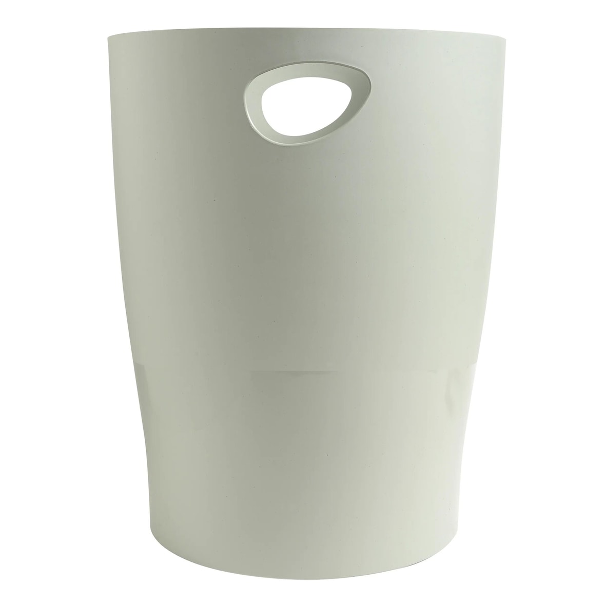 EXACOMPTA Cestino gettacarte Ecobin 45398D, capacità 15 litri, in polipropilene, (PxlxAlt) 26,3x26,3x33,5 cm, gamma  Office, Grigio. Conf. da 8 pz.