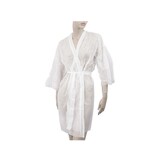 thumbnail of MONOUSO - Bata Kimono en TST PP Cintas y Bolsillo Blanco XL (10 Uds)