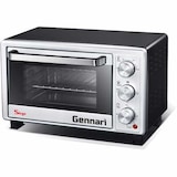 thumbnail of Sirge Elektroofen, 16 l Fassungsvermögen, 5 Kochfunktionen, 60-Minuten-Timer, ausgestattet mit Grill, Fettauffangschale und Krümelschublade, 1400 W