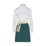 thumbnail of SANTORINI - Contrasted Bistro Apron with Pocket: One Size / Burgundy