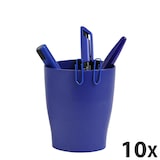thumbnail of Exacompta - Réf. 676104D - Carton de 10 Pots à crayons Ecopen Office - Bleu nuit