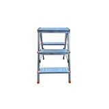 thumbnail of Escabeau 3 marches Marche-pied Aluminium Charge 125 kg Pliable Pieds anti-dérapants BRIXO