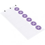 thumbnail of Dreifke® Kabelprüfplakette 28, violett, Folie, selbstklebend, 95x25mm, 6 Stk.