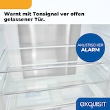 thumbnail of Exquisit Frenchdoor Kühlschrank, 506 Liter, Kühl-Gefrierkombination,LED, leise, Wasserspender, FD490-160-WS-202E inoxlook-az