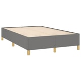 thumbnail of vidaXL Boxspringbett mit Matratze & LED Dunkelgrau 120x190 cm Stoff