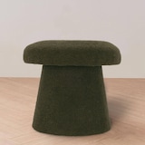 thumbnail of WellHome - 'Teddy' Pilzhocker grün Ø43x38cm