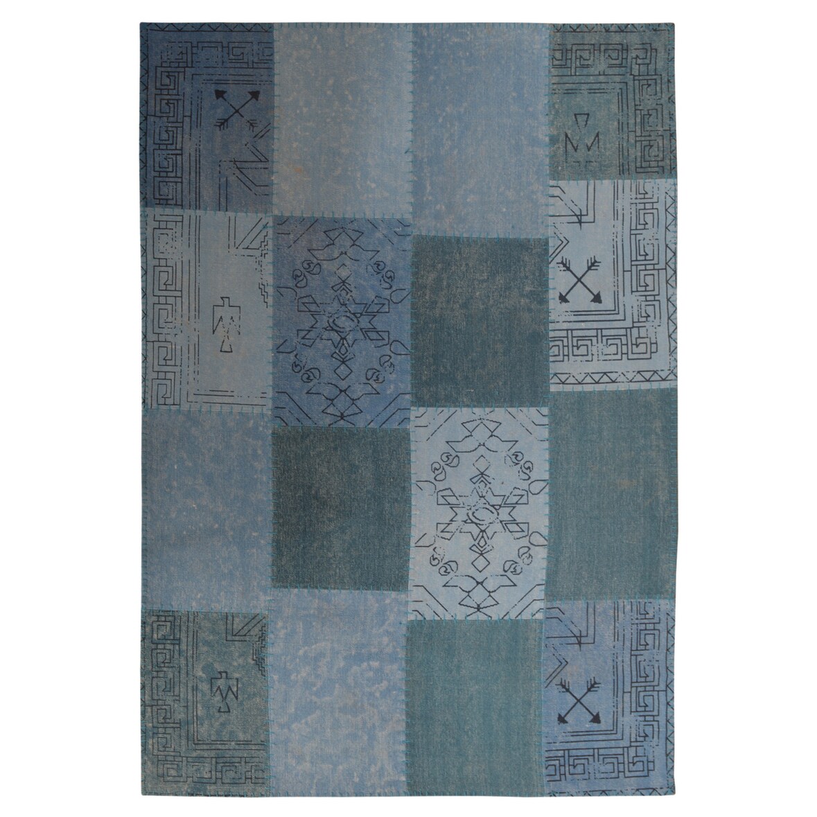Moira 200 Multi / Blau 160cm x 230cm