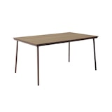 thumbnail of Ensemble table de jardin ovale 150x90 cm et 6 chaises taupe