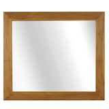 thumbnail of Espejo de pared de teca HWC-M75, espejo de baño, marco de madera, teca de calidad B (duramen, 20-30 años), 71x80cm