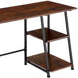 thumbnail of tectake Table de bureau Paisley 120x50x73,5cm - Bois foncé industriel, rustique -404696