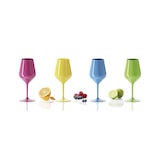 thumbnail of MONOUSO - Calice Riutilizzabile Durable da Vino Tritan Giallo 470ml (1 Pezzo)