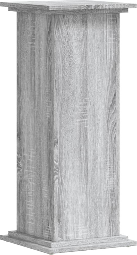 vidaXL Pflanzenständer Grau Sonoma 33x33x80 cm Holzwerkstoff