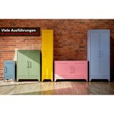 thumbnail of Bisley Fern Locker Garderobenschrank aus Metall | Spind mit Kleiderstange & Hutfachboden im Retro-Instustrial Design in blau