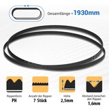 thumbnail of Keilrippenriemen passend wie Bosch 00096426 1930PH7 für Trockner