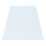 thumbnail of Teppich Wohnzimmer Hochflor Einfarbig Weich Flauschig Waschbar Strapazierfähig Schlafzimmer Weiß 80x150 cm – SPREE von Kadima Design