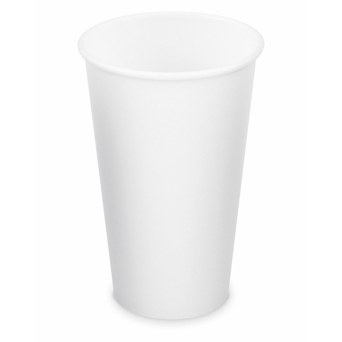 40x Heiß- und Kaltgetränkebecher Pappbecher weiß 400ml 510ml O 90mm