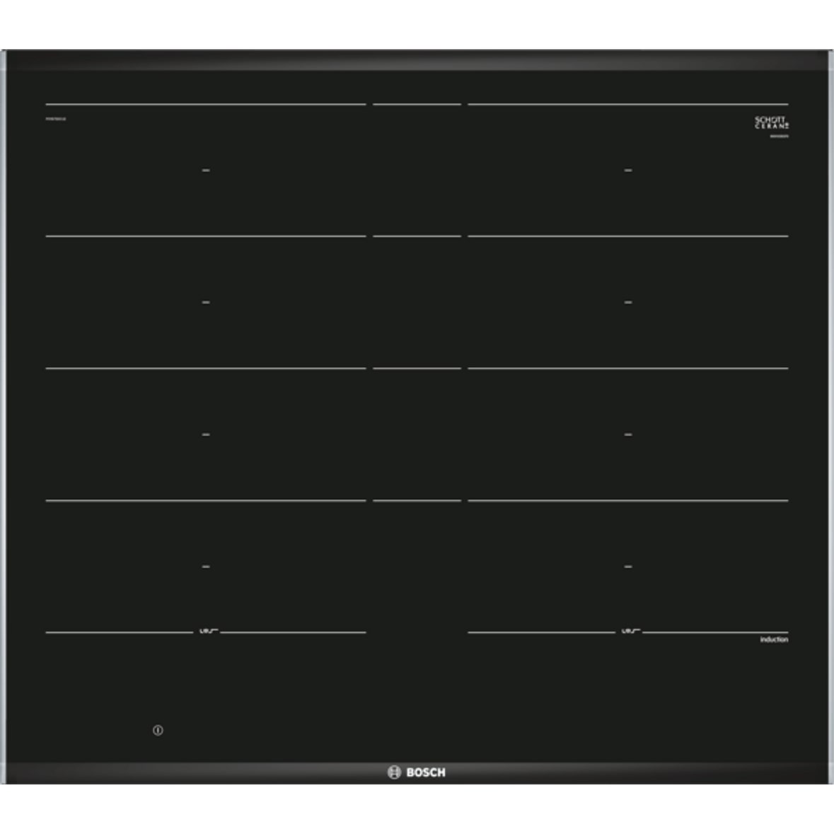 Bosch placa PXY675DC1E 5induccion flex biselada