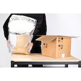 thumbnail of Lot 10 carton colis isotherme 30x30x30cm pour expédition de produits frais. Maintien T°C froide 48/72H. Sache métallisée isolation épaisse mousse PU