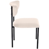 thumbnail of Lot de 2 chaises de salle à manger Gambell en velours Crème