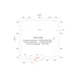 thumbnail of Tiefkühlzelle - 9,7 m³- 2,4 x 2,4 - Höhe 2,2 m - PREMIUM