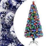thumbnail of vidaXL Künstlicher Weihnachtsbaum mit Beleuchtung 150 cm Glasfaser