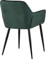 thumbnail of 2er Set Esszimmerstuhl POFAR - Samt Grün 56.5x61x84 cm | Essstühle Esszimmerstühle Küchenstühle Wohnzimmerstühle