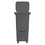 thumbnail of WellHome - Caixote do lixo com rodas e 3 compartimentos de 42L (24L + 4L + 14L)