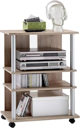 thumbnail of FMD TV/Hi-Fi-Regal mit 3 Fächern 65×40×79,2 cm Eichenbraun