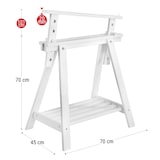 thumbnail of Cavalletto "ARCHI-TEC" tinto di bianco