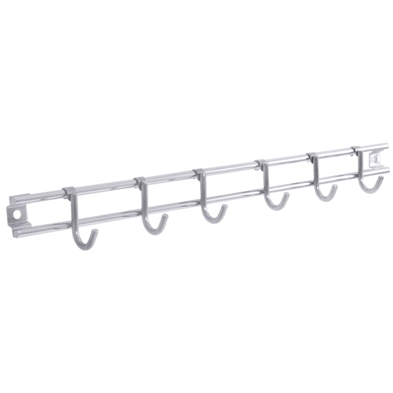 Contacto Hängeleiste, Edelstahl 18/10, mit 10 Haken,  70 cm