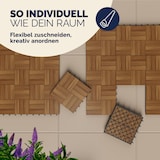 thumbnail of Casaria 44x Holzfliesen Akazie Mosaik 30x30cm