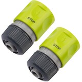 thumbnail of Rehau - Slangstuk - 2 x  Waterstop - Tuinslang aansluiting - Voor 12 en 13 mm slang 1/2" - Schuifkoppeling