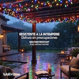 thumbnail of WellHome - Cluster aus 400 mehrfarbigen LED-Leuchten mit Controller – 8 Meter lang