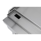 thumbnail of METRO PROFESSIONAL 4-hoofdbranders gasbarbecue, grilloppervlak 50 x 85 cm, verrijdbaar, beschermhoes, staal, zilver