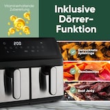 thumbnail of Friteuse à air chaud Air fryer double panier 9L Inox  PC-FR1296H-Inox usage non-intensif Proficook