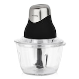 thumbnail of H.Koenig Mini Tritatutto elettrico Nero LEO8 Ciotola di vetro graduata resistente 1L Lame in acciaio inox, coperchio per conservazione