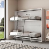 thumbnail of Letto a castello a scomparsa doppio materasso 85x185cm Kando 2MBF-VE90DOPKORI03-BF-MT