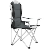 thumbnail of tectake Chaise pliante avec rembourrage  Gris