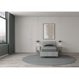 thumbnail of Letto singolo contenitore 80x200 testata dritta con doghe cemento Ankel