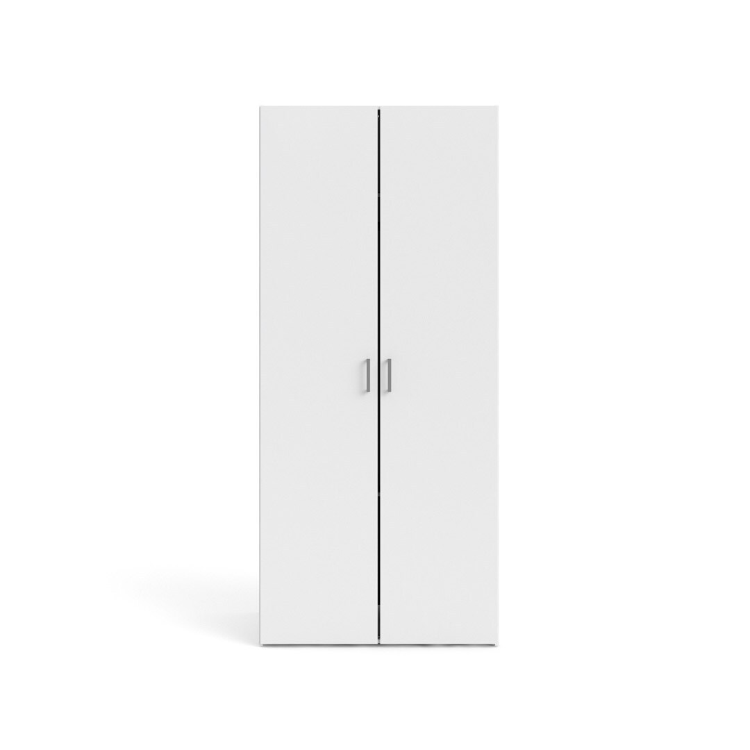Spell Kleiderschrank 2 Türen weiß.