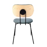 thumbnail of Lot de 2 chaises design en acier et bois vert foncé - Oviala