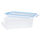 thumbnail of Emsa Aufschnittbox Clip & Close, Polypropylen, 3 x 1 L, rechteckig, blau