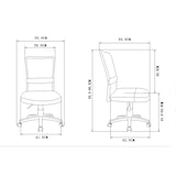 thumbnail of Sillas de oficina con asiento textil color Negro. Modelo Alba