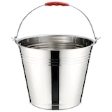 thumbnail of Cubo de Acero Inoxidable Balde Metalico 14 litros con Mango Portátil COSHANO