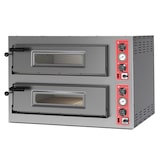 thumbnail of Forno elettrico meccanico per pizza Mod. Mbig12/pr - 2 camere cm 70x105x15 - piano di cottura in mattoni refrattari - pizze 6 + 6 (ø cm 30/34)