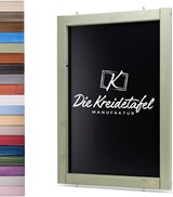 thumbnail of Kreidetafel mit Holzrahmen / Weidengrün 60x90cm