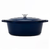 thumbnail of La Fonderie 1890 ronde braadpan ALMA36 van geëmailleerd gietijzer, diameter 36 cm, inhoud 7,7 L, marineblauw