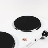 thumbnail of MELCHIONI FAMILY Cocina Eléctrica COOK 2, 1500W, 2 Placas de Hierro Fundido, Termostatos Regulables, Blanca, 118360115